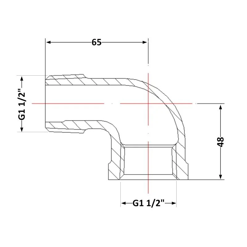 Кут чавунний 1