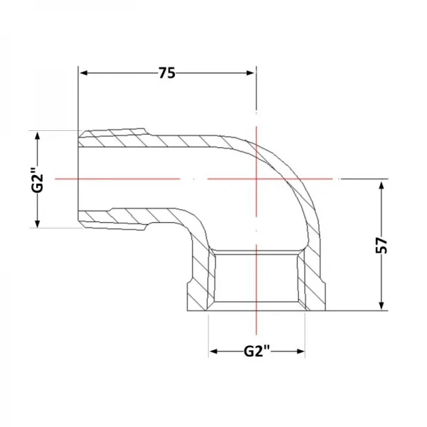 Угол чугунный 2