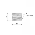 Ниппель радиаторный SD Plus 1