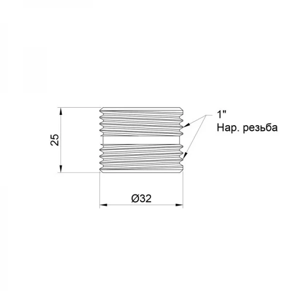 Ниппель радиаторный SD Plus 1