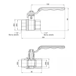 Кран шаровой SD Plus 1