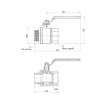 Кран шаровой SD Plus 2
