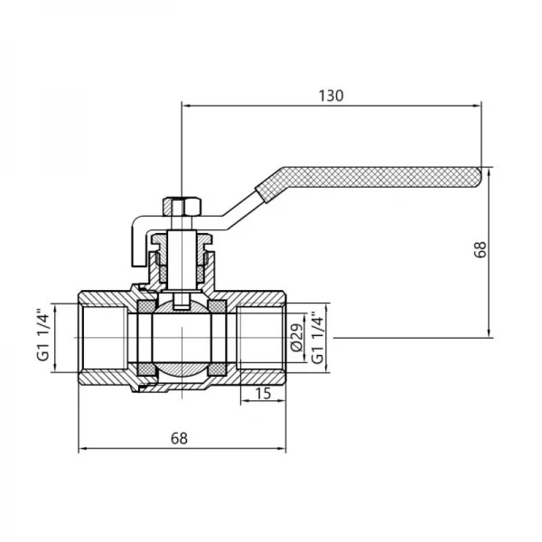 Кран шаровой SD Plus 1