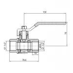 Кран шаровой SD Plus 1