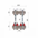 Коллектор с расходомерами Thermo Alliance Standart 1