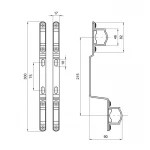 Крепление для коллектора SD Plus 1'' SD342
