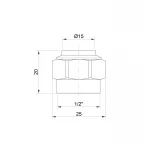 Наконечник Icma 1/2