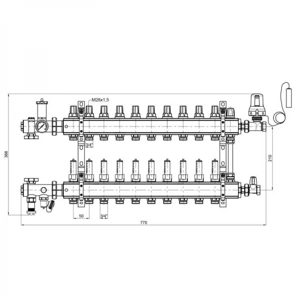 Коллекторная группа Icma 3/4