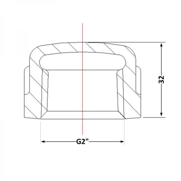 Заглушка чугунная 2