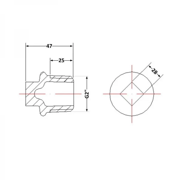 Заглушка чугунная 2