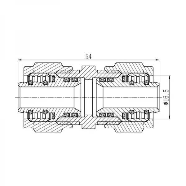Муфта обжимная SD Forte 16 SF170W1616