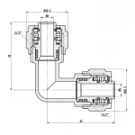 Уголок обжимной SD Forte 16 SF173W1616