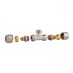 Тройник обжимной SD Forte 16х1/2