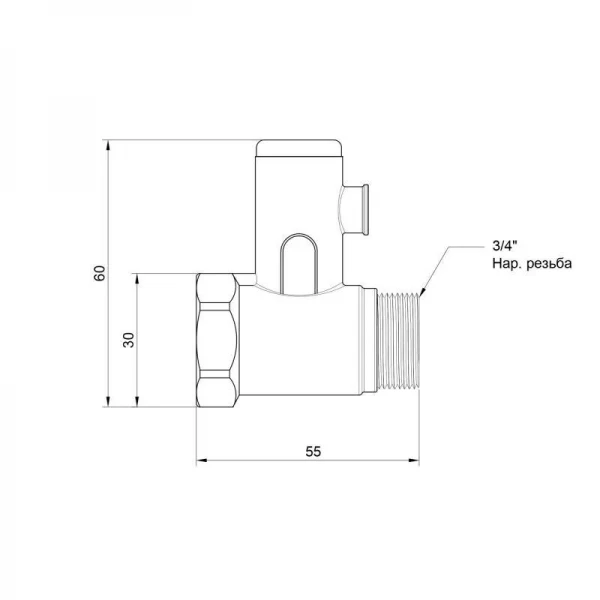 Підривний клапан Icma 3/4