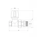 Кран радиаторный Icma 3/4
