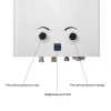Колонка газовая дымоходная Thermo Alliance JSD20-10CR 10 л White