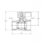 Кран шаровой 
