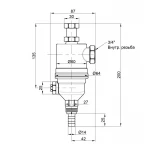 Фильтр с магнитом Icma 3/4