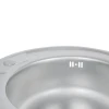Кухонная мойка Lidz 490-A 0,6 мм Satin (LIDZ490A06SAT160)