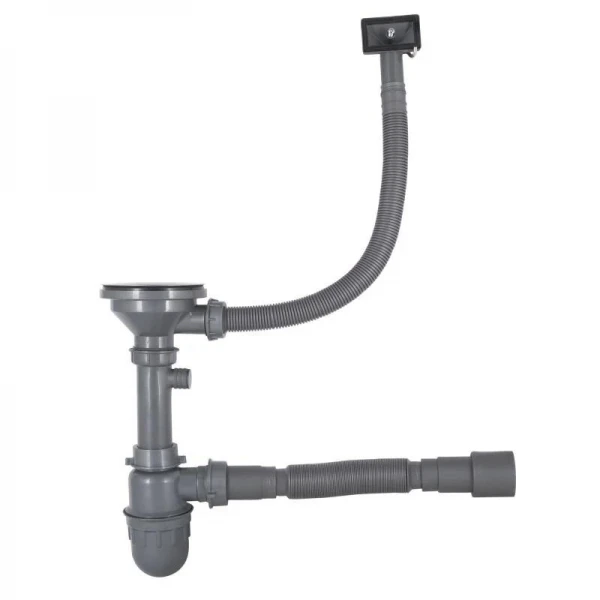 Кухонна мийка Lidz 510-D 0,8 мм Satin (LIDZ510DSAT)