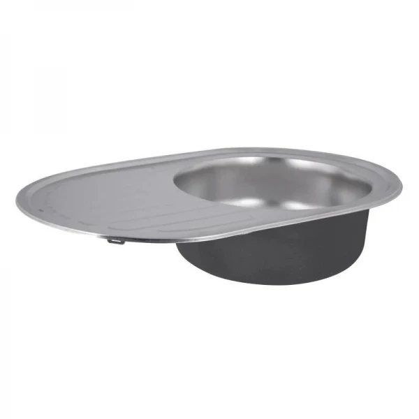 Кухонна мийка Lidz 7750 0,6 мм Satin (LIDZ775006SAT)