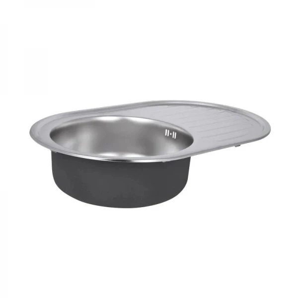 Кухонна мийка Lidz 7750 0,8 мм Satin (LIDZ7750SAT)