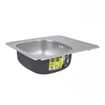 Кухонна мийка Lidz 5848 0,8 мм Satin (LIDZ5848SAT)