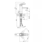 Смеситель для раковины Lidz Sofi 001F (k35) LDSOF001FCRM22006 Chrome