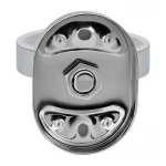 Мыльница с держателем Lidz Oreo 0201 настенная (матовое стекло) LDORE0201CRM22083 Chrome