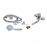 Змішувач для ванни Lidz Sofi 006 з поворотним виливом (з душовим гарнітуром) (k35) LDSOF006CRM22138 Chrome