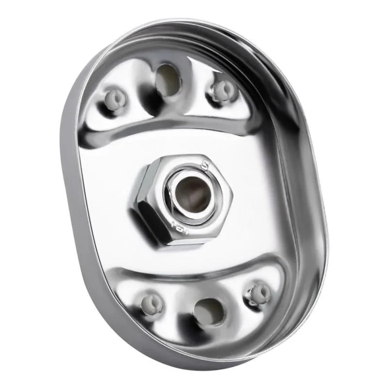 Полка универсальная Lidz Oreo 0901 стеклянная (52*12 см) LDORE0901CRM22178 Chrome