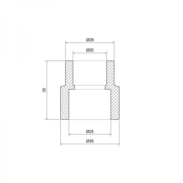 Муфта PPR Thermo Alliance 25х20