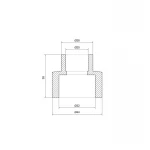 Муфта PPR Thermo Alliance 32х20