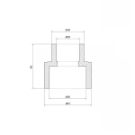 Муфта PPR Thermo Alliance 40х25