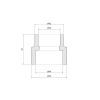 Муфта PPR Thermo Alliance 40х32