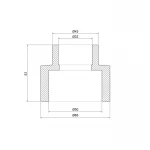 Муфта PPR Thermo Alliance 50х32