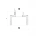 Муфта PPR Thermo Alliance 63х32