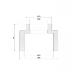 Муфта PPR Thermo Alliance 63х40