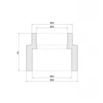 Муфта PPR Thermo Alliance 63х50
