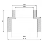 Муфта PPR Thermo Alliance 90х63