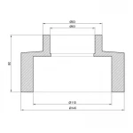 Муфта PPR Thermo Alliance 110х63