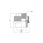 Муфта PPR Thermo Alliance 40х1