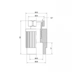 Муфта PPR Thermo Alliance с накидной гайкой 20х1/2