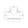 Тройник PPR Thermo Alliance 40