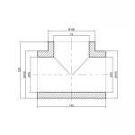 Тройник PPR Thermo Alliance 75