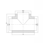 Тройник PPR Thermo Alliance 90