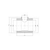 Тройник PPR Thermo Alliance 63х32х63