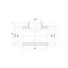 Тройник PPR Thermo Alliance 90х75х90