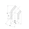 Уголок PPR Thermo Alliance 20, 45°
