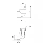 Уголок PPR Thermo Alliance с накидной гайкой 25х3/4